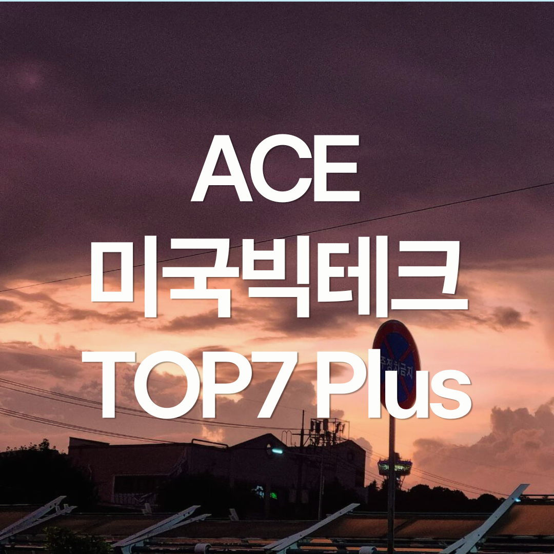 ACE 미국빅테크TOP7 Plus (vs SOL 미국테크TOP10)