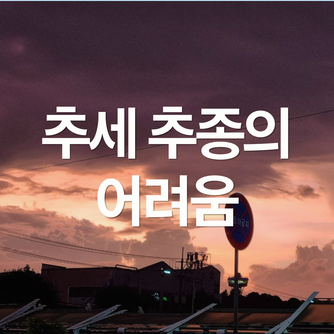 추세 추종의 어려움