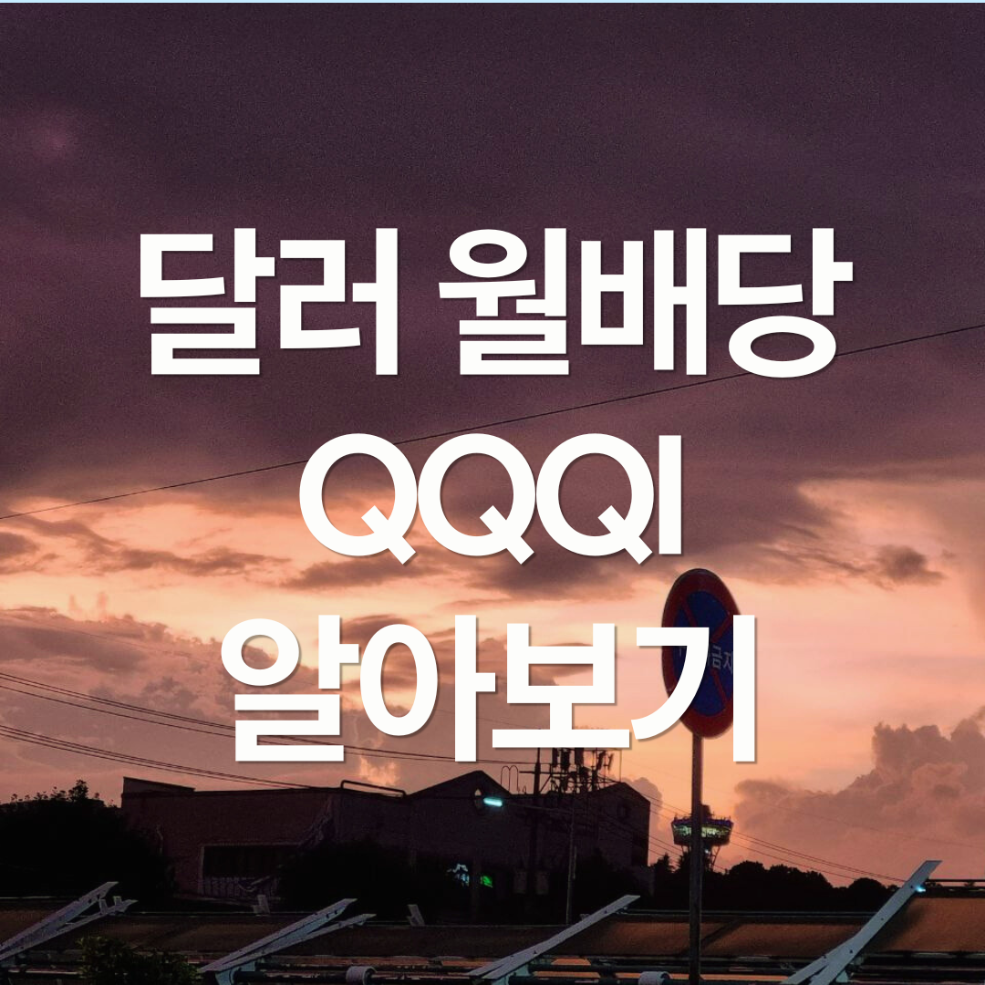 연 13%, 달러 월배당 ETF QQQI 알아보기