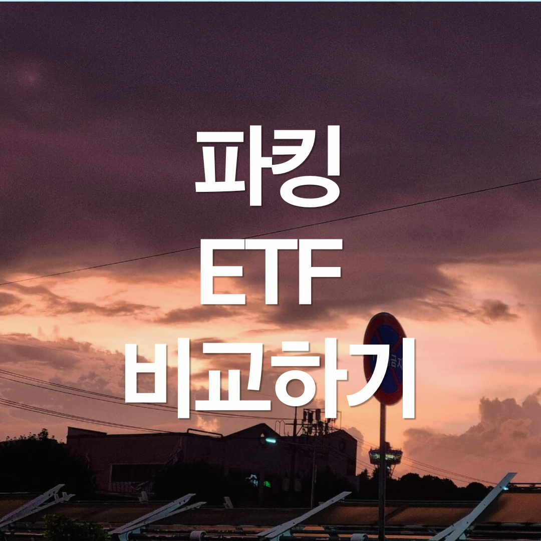 파킹 ETF 비교하기, 고를 때 주의할 점