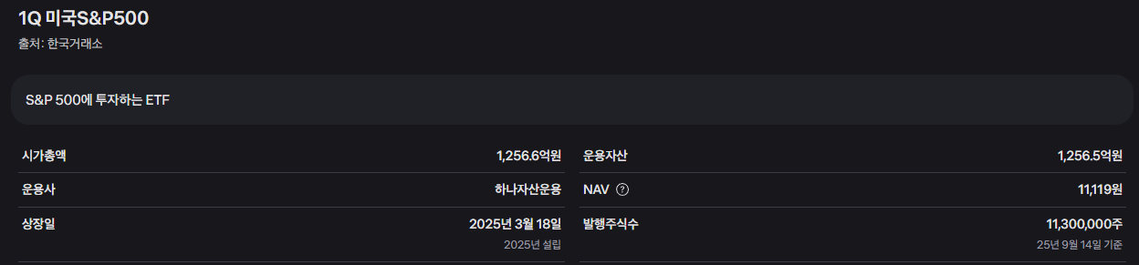 ETF 비교할 때 고려할 점 : 주당 가격