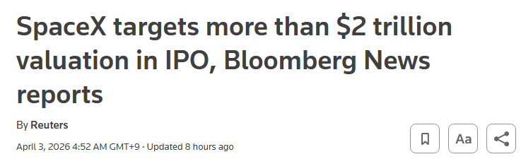 SpaceX IPO 와 나스닥 fast entry : 내부자 EXIT 전략, QQQ 팔아야 하나